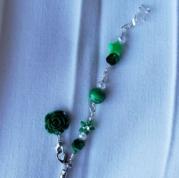 Emerald green phone charms - Picture 5 of 6